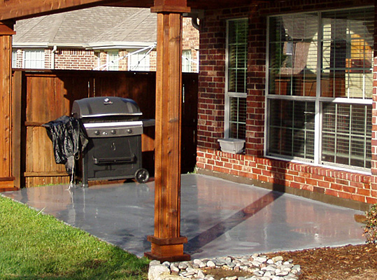 Patio Concrete Pad - Denton, Texas